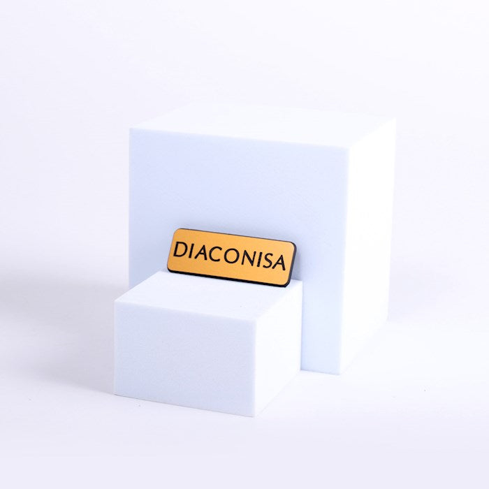 Spanish-Badge-Deaconess-Magnetic-Gold
