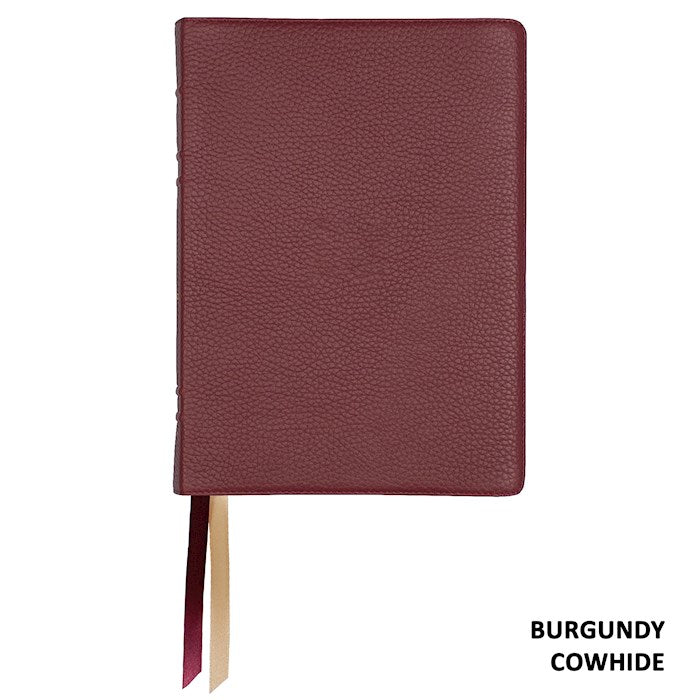 LSB Legacy Standard Bible Giant Print Reference Edition-Burgundy Paste-Down Cowhide