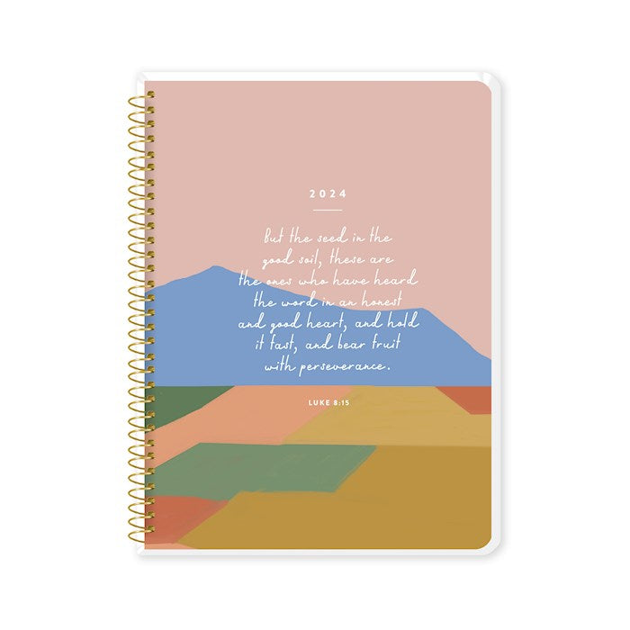 Planner-Treasure Scripture 17-month 2024 Bible Memory Planner