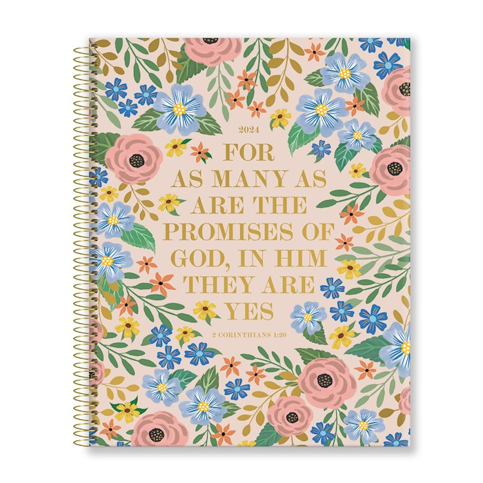 Planner-Promises of Yahweh 17-month 2024 Bible Memory Planner