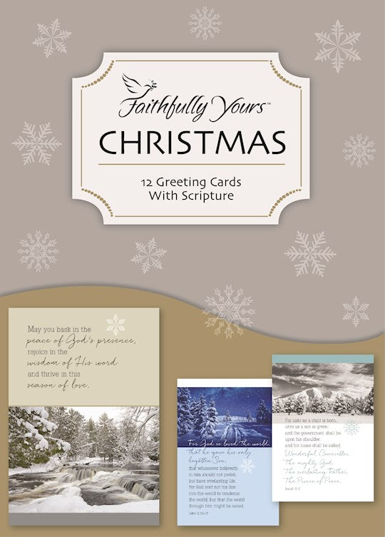Boxed Card-Frosty Landscapes (Box Of 12)