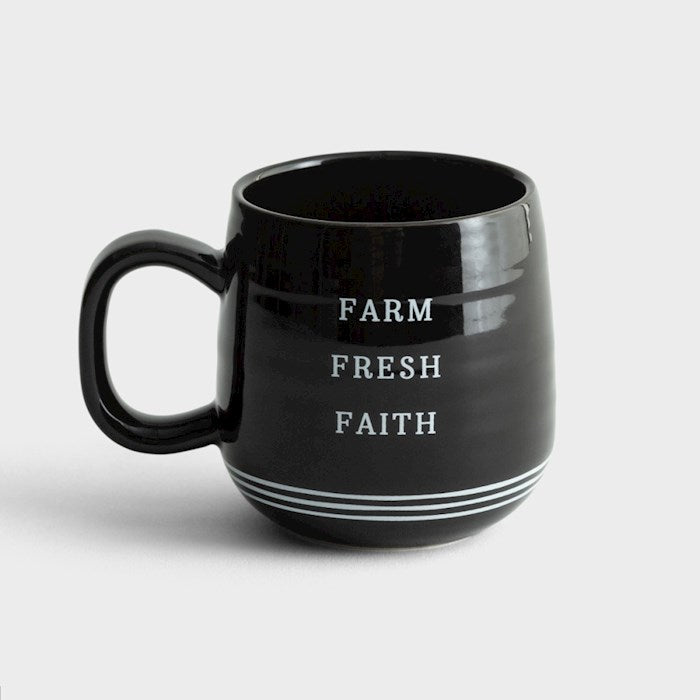 Mug-Farm Fresh Faith (Deut. 28.8 NIV) (16 Oz)