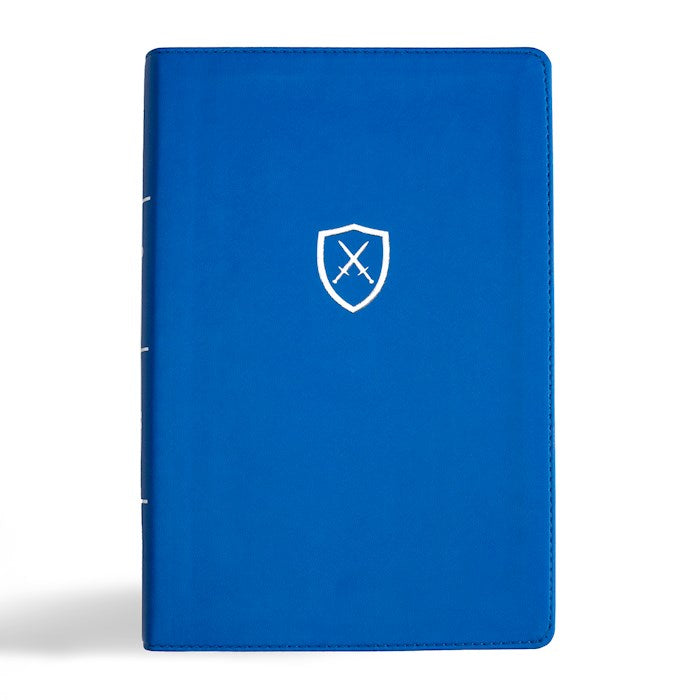 CSB Defend Your Faith Bible-Blue LeatherTouch