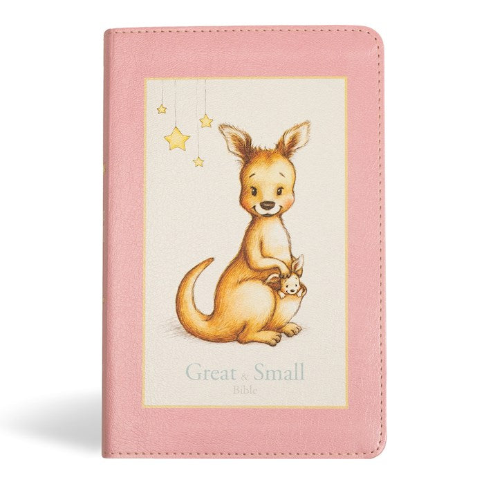 KJV Great And Small Bible-Pink LeatherTouch