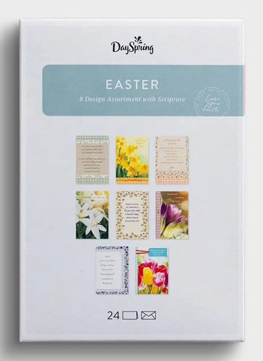 Boxed Card-Easter-Assortment (Box Of 24)-U1617