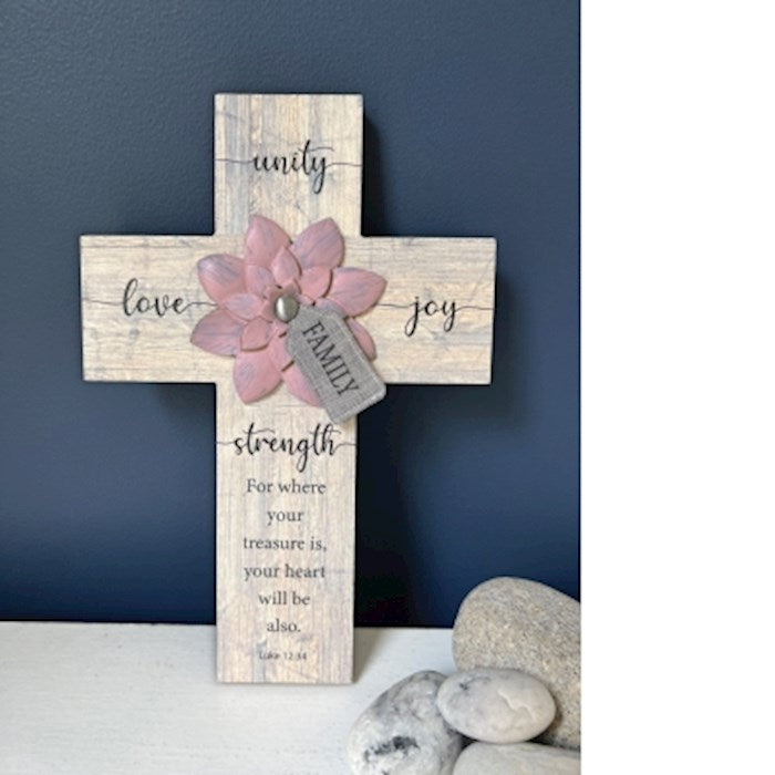 Wall Cross-Family (6 1/2" x 9 1/2" x 1/2")