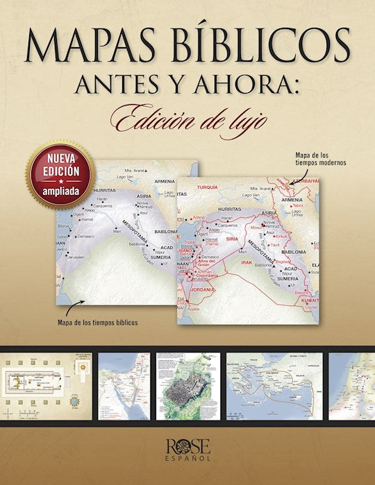 Mapas Biblicos Antes y Ahora: Edicion de Lujo (Deluxe Then And Now Bible Maps!)