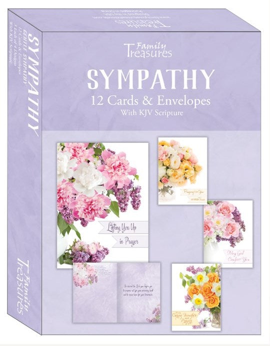 Boxed Card-Sympathy-Gentle Sympathy (Pack Of 12)