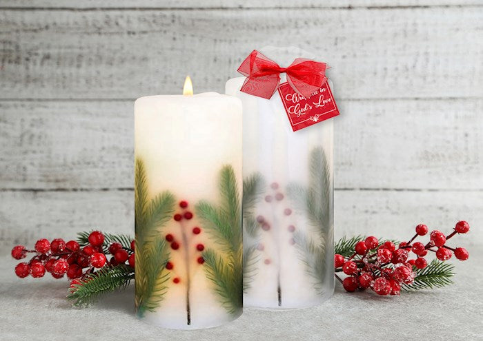 Flameless Candle-Wrapped In God&