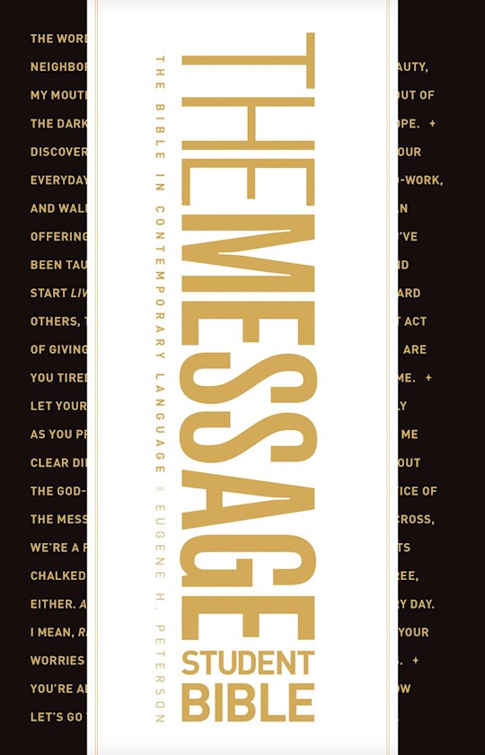The Message Student Bible-Softcover