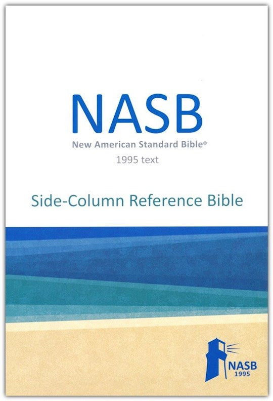 NASB 1995 Side-Column Reference Bible-Black Leathertex