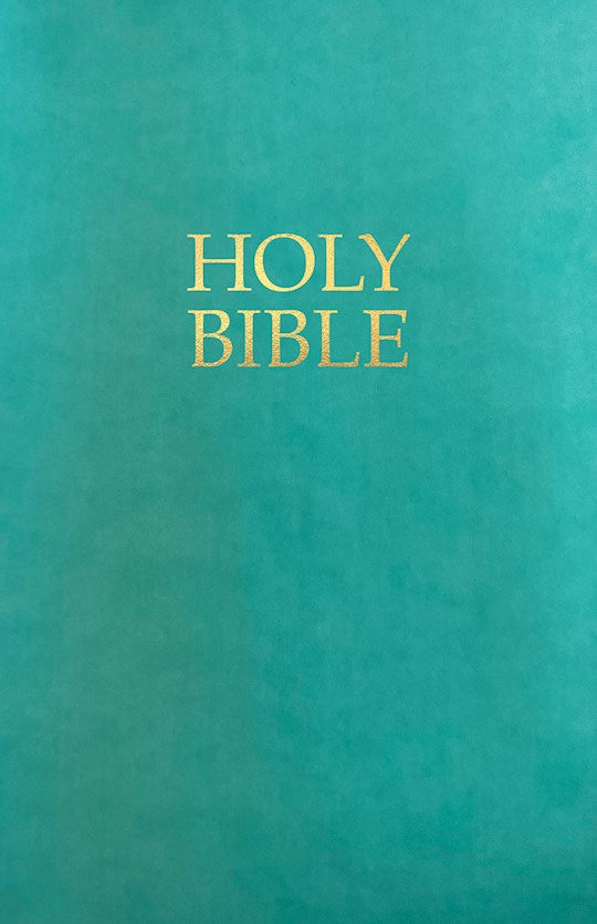 KJVER Gift &amp; Award Holy Bible Deluxe Edition-Coastal Blue Ultrasoft