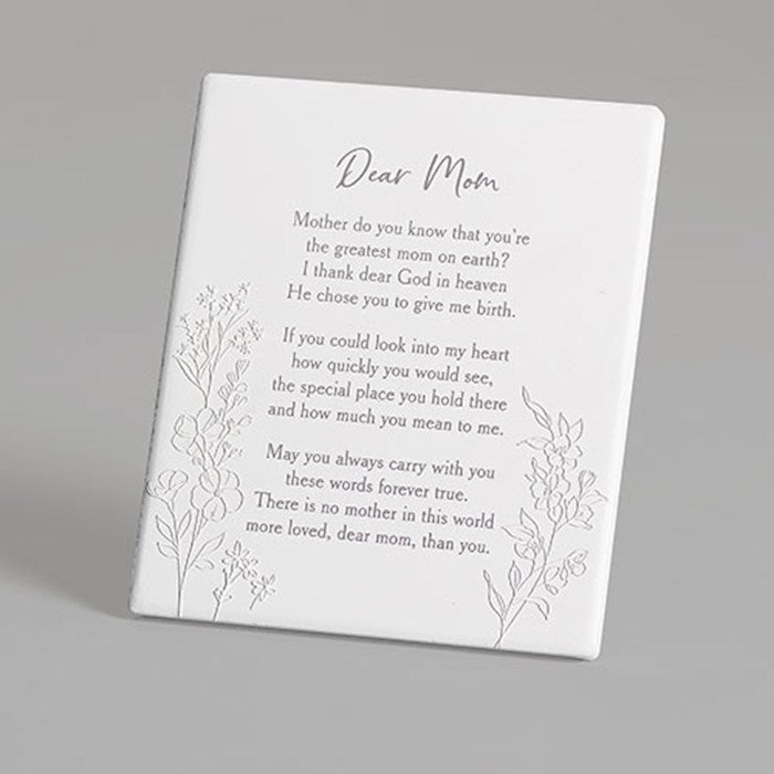 Wall Plaque-Mother/Dear Mom (6")