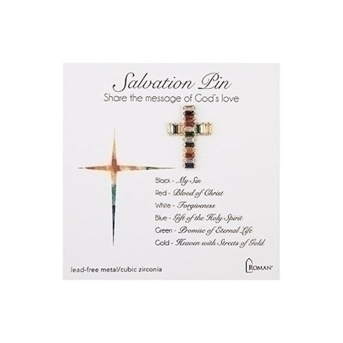 Pin-Salvation-Gold W/ Gift Box (1")