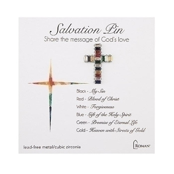 Pin-Salvation-Silver W/ Gift Box (1")