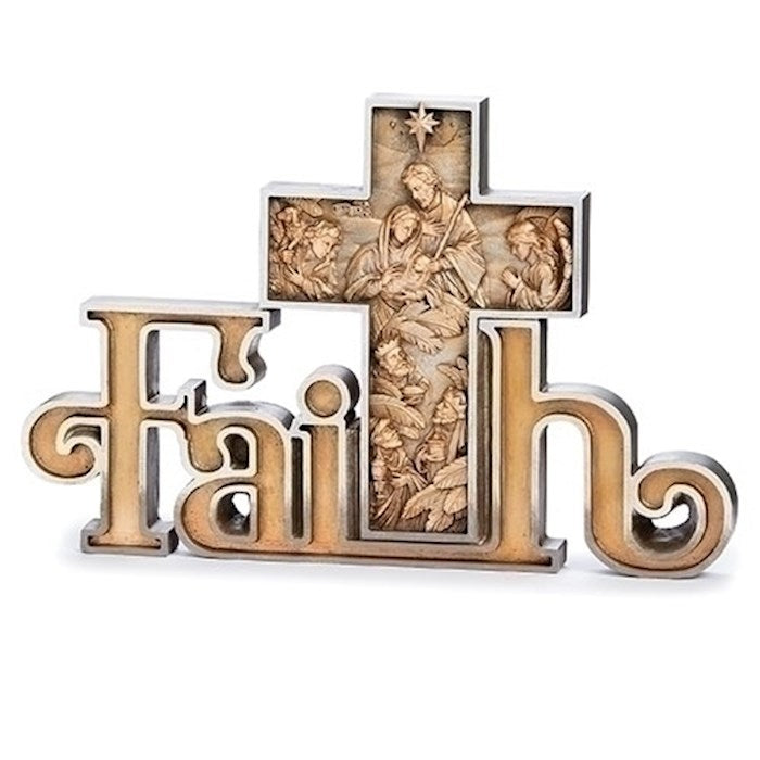 Home Decor-Faith Nativity Scene (9")
