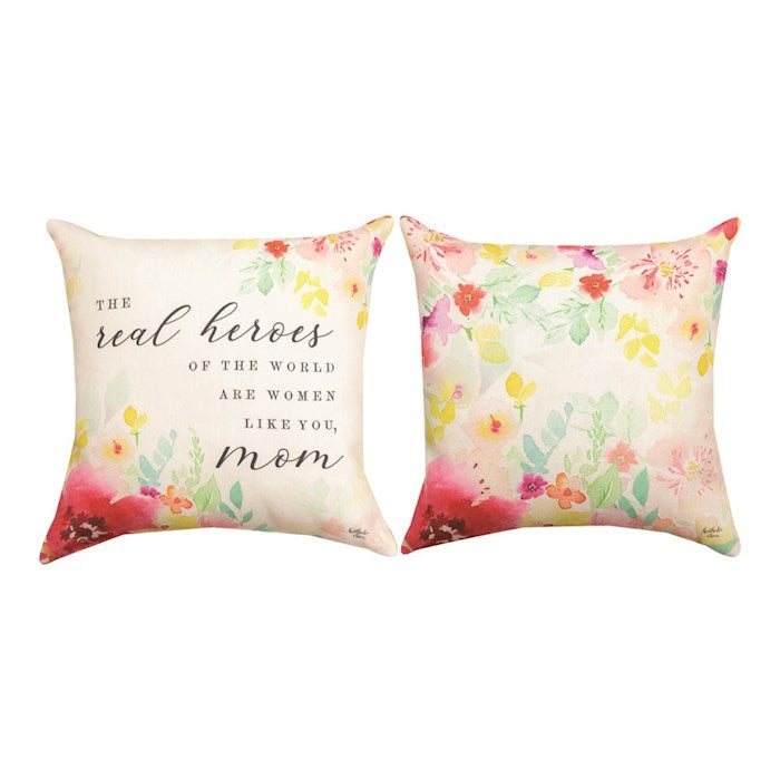Pillow-The Real Heroes Of The World... (12&quot; x 12&quot;)