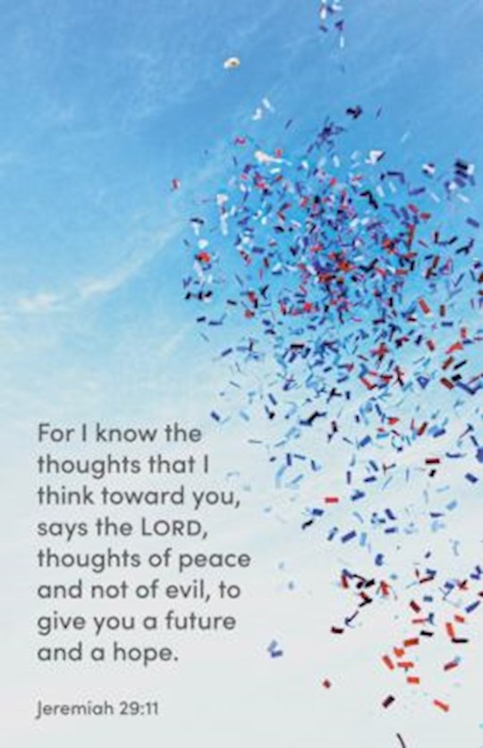 Bulletin-For I Know The Thought That I Think Towards You (Pack Of 100)