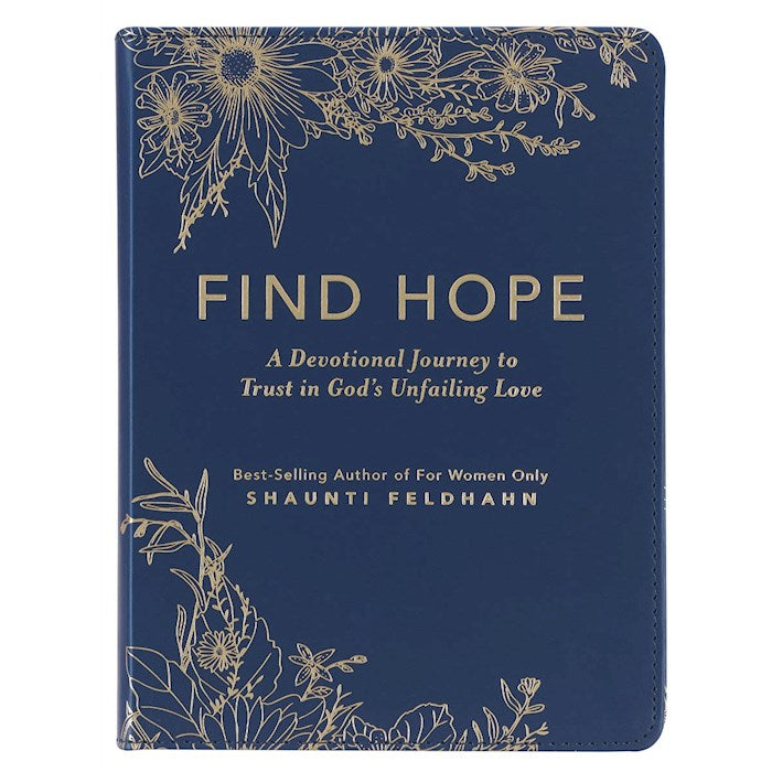 Find Hope-Blue Faux Leather