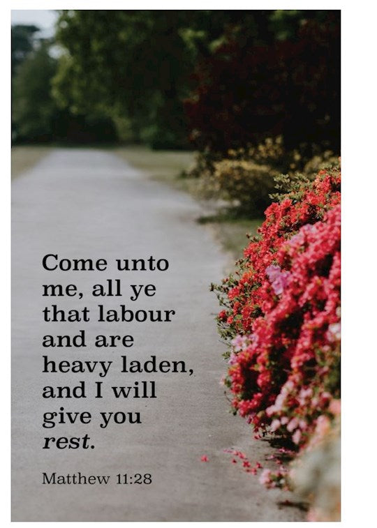 Bulletin-All Ye That Labour/Come Unto Me All Ye That Labour... (Pack Of 100)