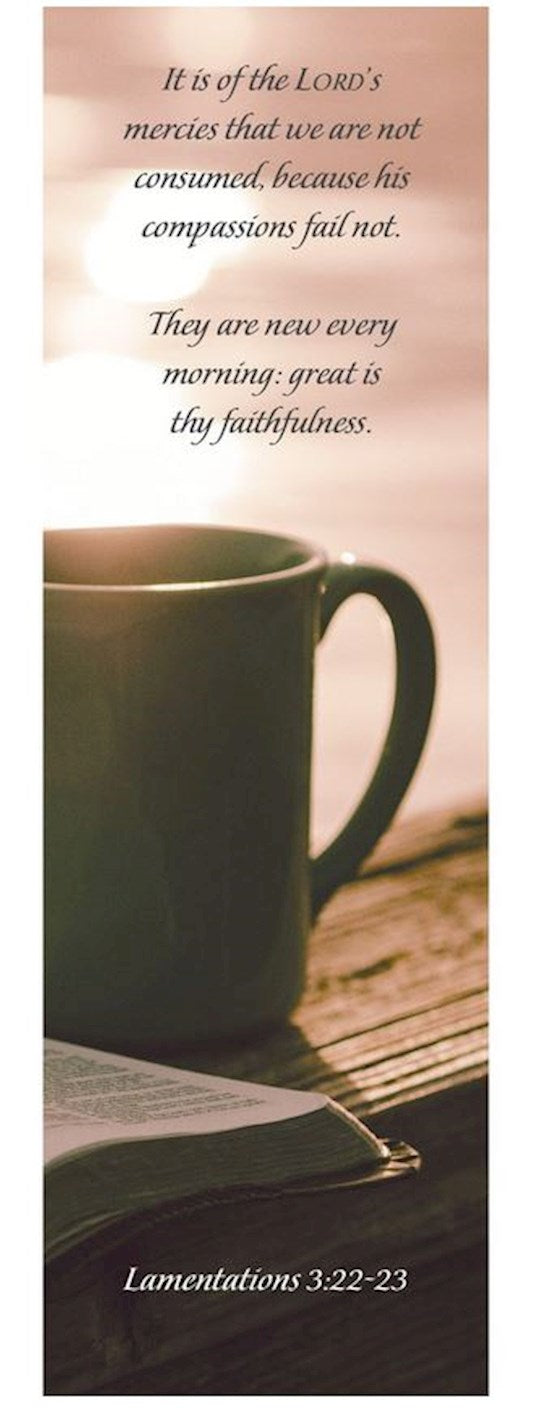 Bookmark-His Mercies/It Is Of The Lord&