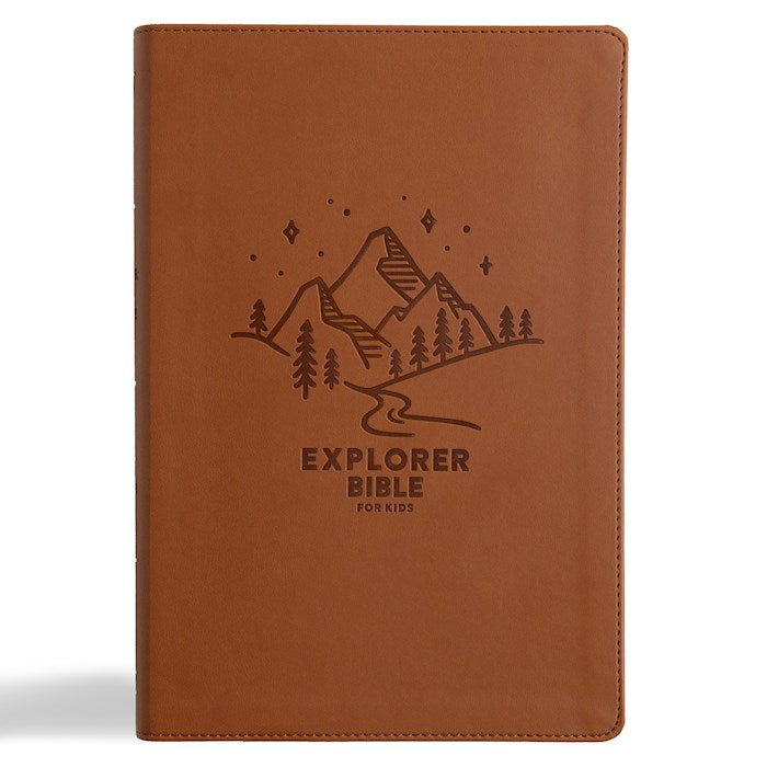 KJV Explorer Bible For Kids-Brown LeatherTouch Indexed