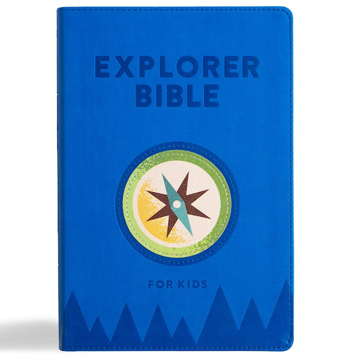 KJV Explorer Bible For Kids-Royal Blue LeatherTouch Indexed