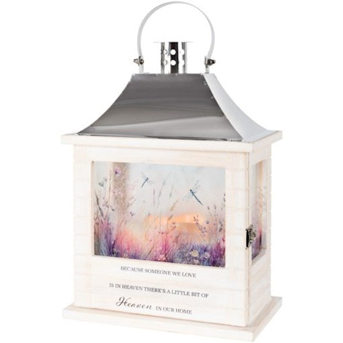 Lantern w/Flameless LED Candle &amp; Timer-Heaven In Our Home (8.75" x 12.5" x 5.25") (Pack Of 2)