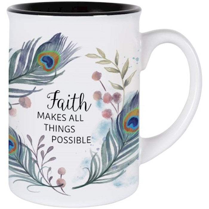 Mug-Faith Makes All Things Possible (20oz) (Pack Of 4)