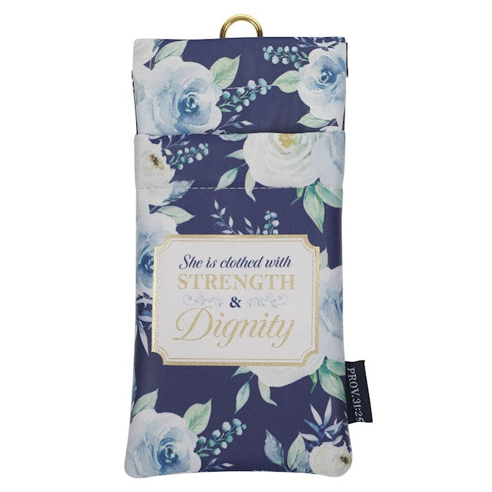 Eyeglass Case-Strength &amp; Dignity Prov. 31:25
