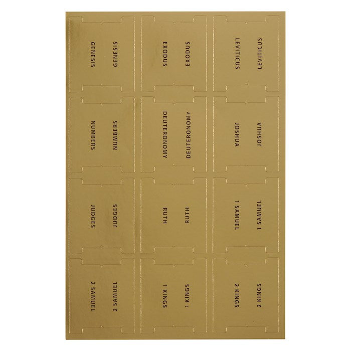 Bible Tab-Gold Old &amp; New Testament  Peel &amp; Stick Indexing