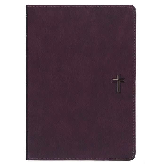 NLT Everyday Devotional Bible For Men-Walnut Faux Leather