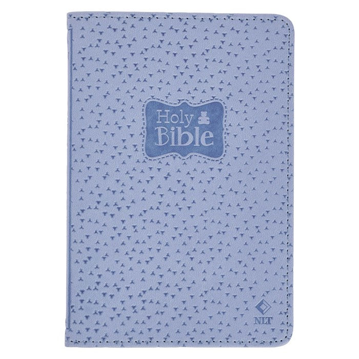 NLT New Testament Keepsake Bible For Boys w/Psalms-Blue Faux Leather