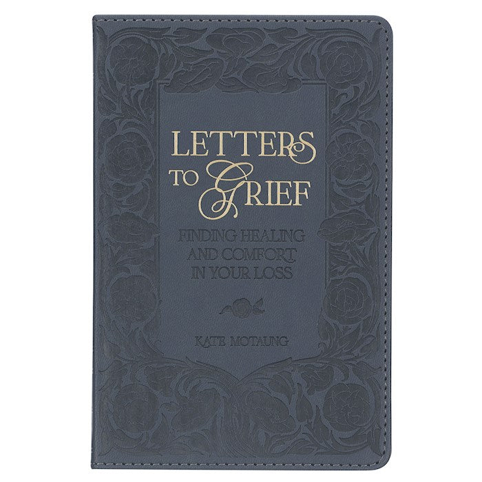 Letters To Grief-Slate Gray Faux leather