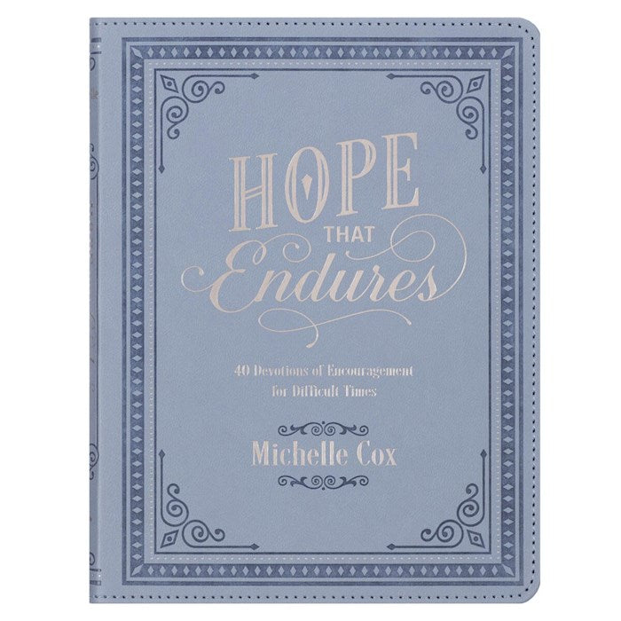 Hope That Endures-Blue Faux Leather