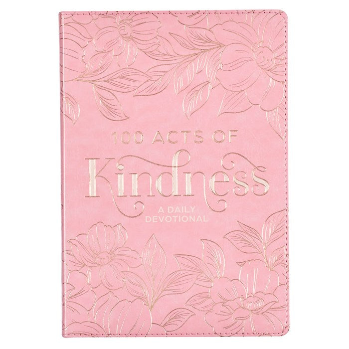 Devotional Gift Book-100 Acts Of Kindness-Faux Leather