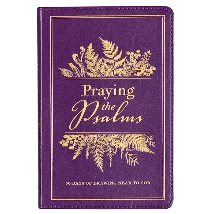 Devotional Gift Book-Praying The Psalms-Faux Leather