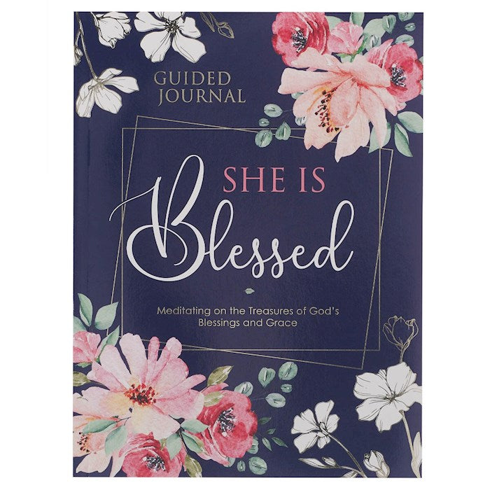 Journal-Prompted-Softcover-She Is Blessed