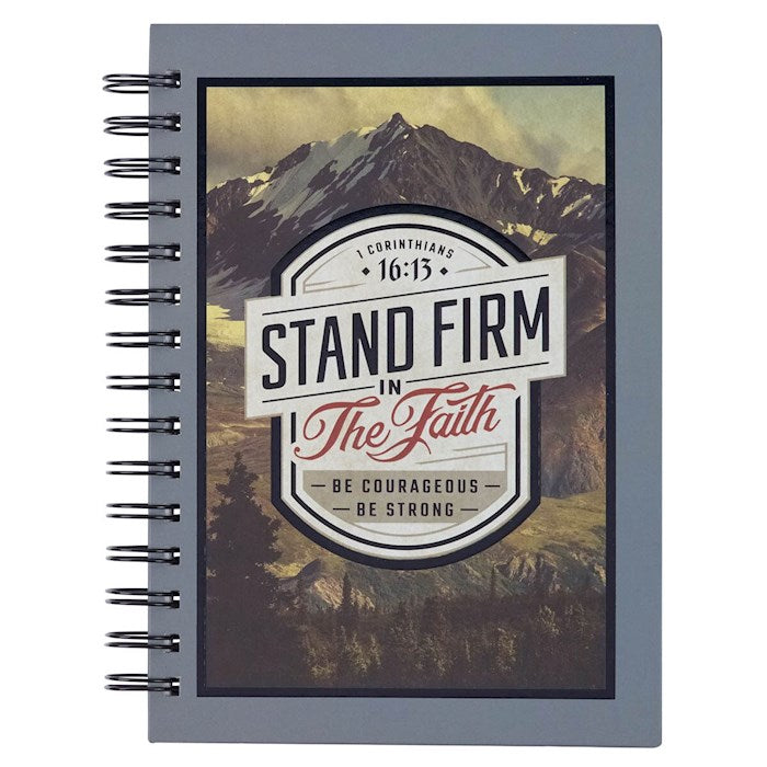 Journal-Wirebound-Gray-Stand Firm-Cor. 16:13