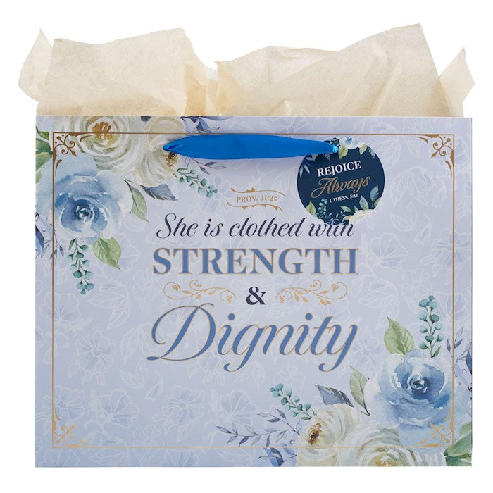Gift Bag-Large-Landscape-Strength &amp; Dignity Prov. 31:25