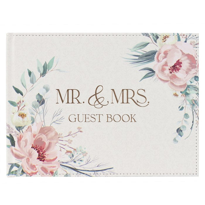 Guest Book-Wedding-Mr. &amp; Mrs. We Love-1 John 4:19
