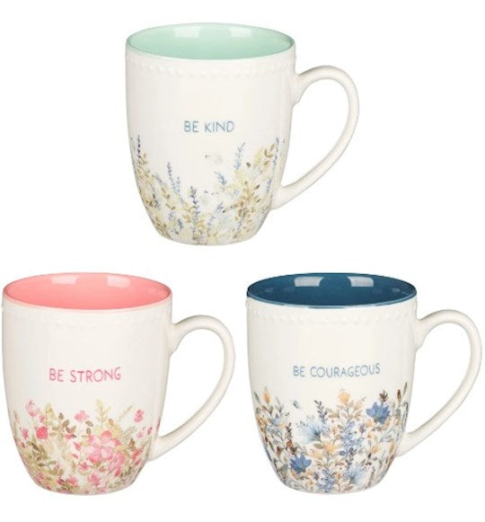 Mug Set-Faith Hope Love (Set Of 3)-Ceramic