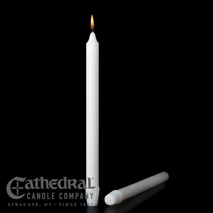 Altar Candle-White Short 4&