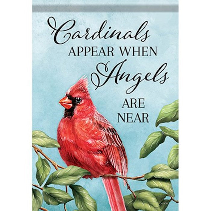 Flag-Garden-Cardinals Appear (12.5&quot; x 18&quot;)