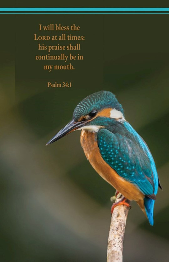 Bulletin-I Will Bless The LORD At All Times (Psalm 34:1 KJV) (Pack Of 100)