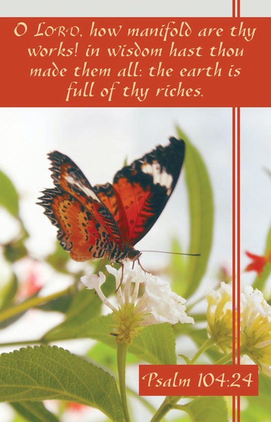 Bulletin-O Lord How Manifold Are They Works! (Psalm 104:24 KJV) (Pack Of 100)