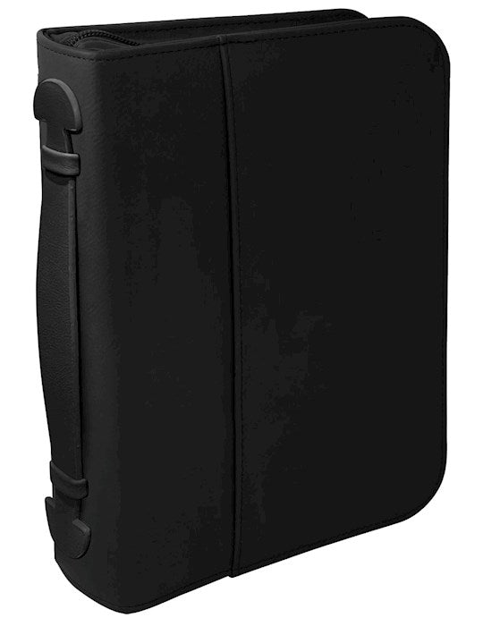 Bible Cover-Classic Faux Leather-Black-XXLarge