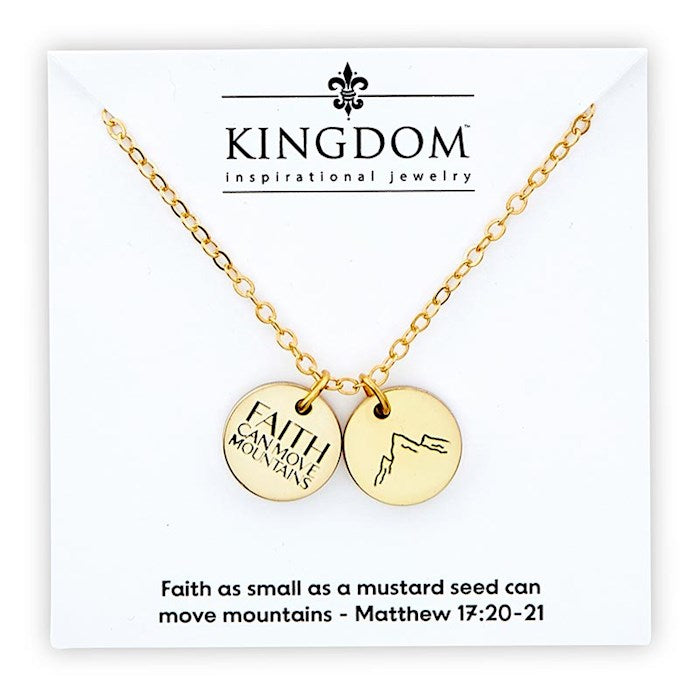Necklace-Faith Can Move Mountains