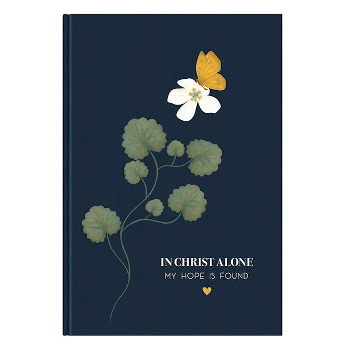 Journal-Embroidered-In Christ Alone (5.75&quot; x 8.5&quot;)