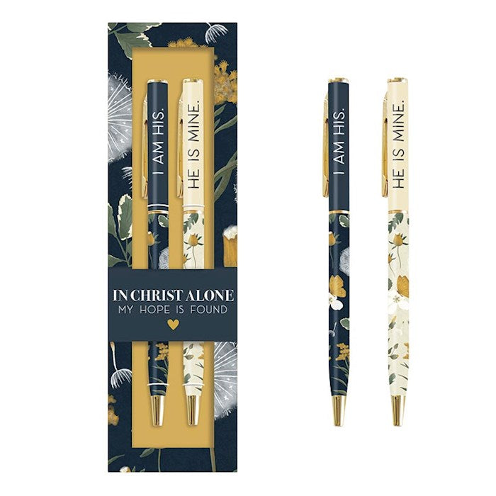 Pen Set-In Christ Alone (Set Of 2)